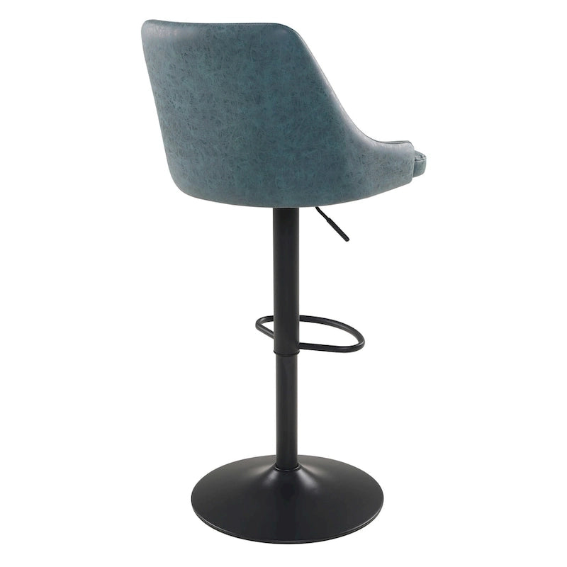Divanetto moderno in pelle a 2 posti con base in acciaio inossidabile spazzolato color oro | 142 cm
