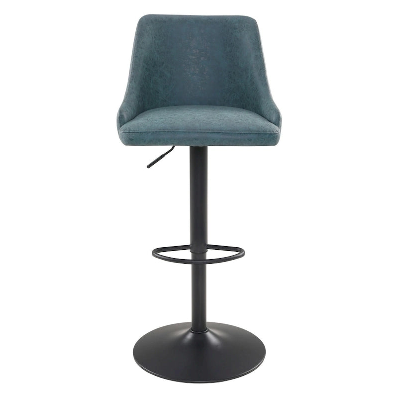 Divanetto moderno in pelle a 2 posti con base in acciaio inossidabile spazzolato color oro | 142 cm