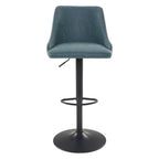 Divanetto moderno in pelle a 2 posti con base in acciaio inossidabile spazzolato color oro | 142 cm