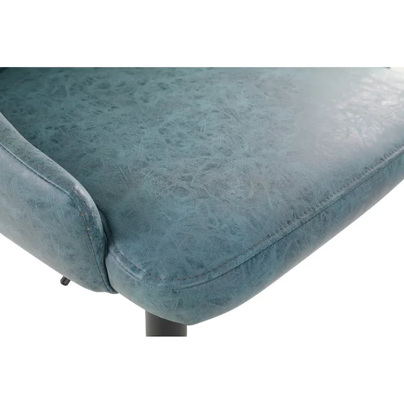 Divanetto moderno in pelle a 2 posti con base in acciaio inossidabile spazzolato color oro | 142 cm