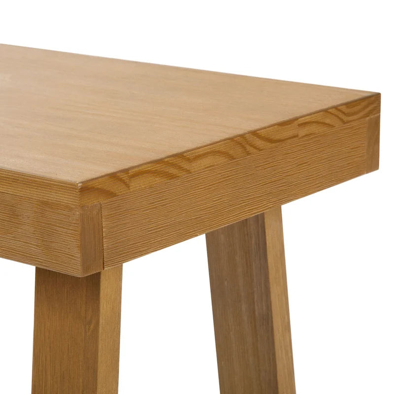 Set da pranzo tradizionale di 9 pezzi | Tavolo allungabile | Sedie in similpelle | Ciliegio marrone