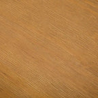 Set da pranzo tradizionale di 9 pezzi | Tavolo allungabile | Sedie in similpelle | Ciliegio marrone
