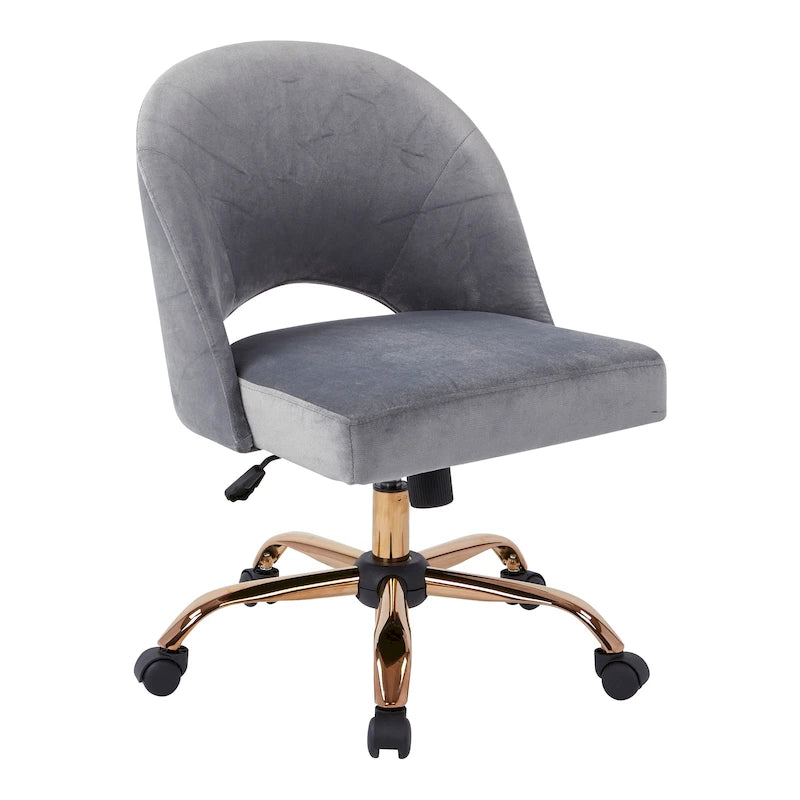 Sedia da ufficio ergonomica imbottita | Altezza regolabile | Stile moderno | Uso casa e ufficio