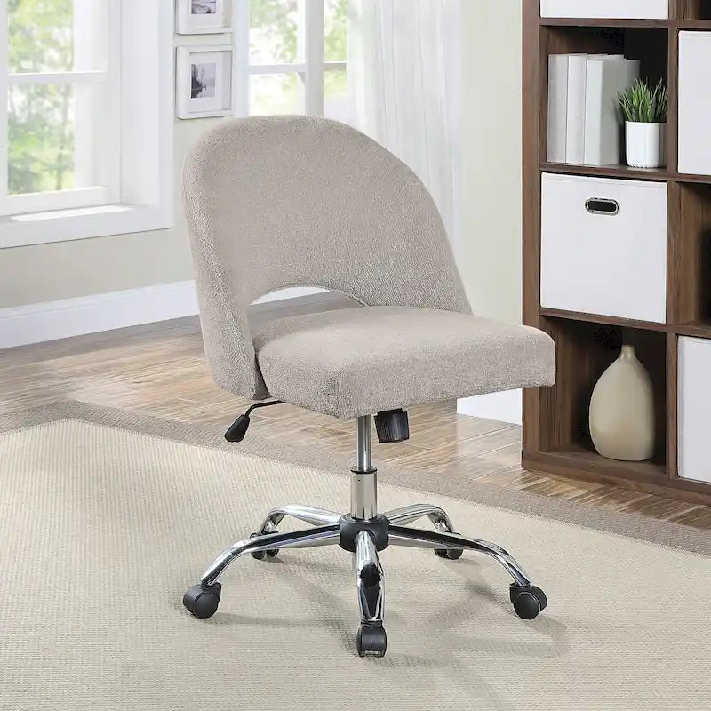 Sedia da ufficio ergonomica imbottita | Altezza regolabile | Stile moderno | Uso casa e ufficio