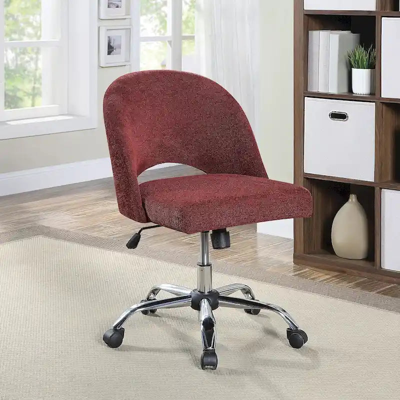 Sedia da ufficio ergonomica imbottita | Altezza regolabile | Stile moderno | Uso casa e ufficio