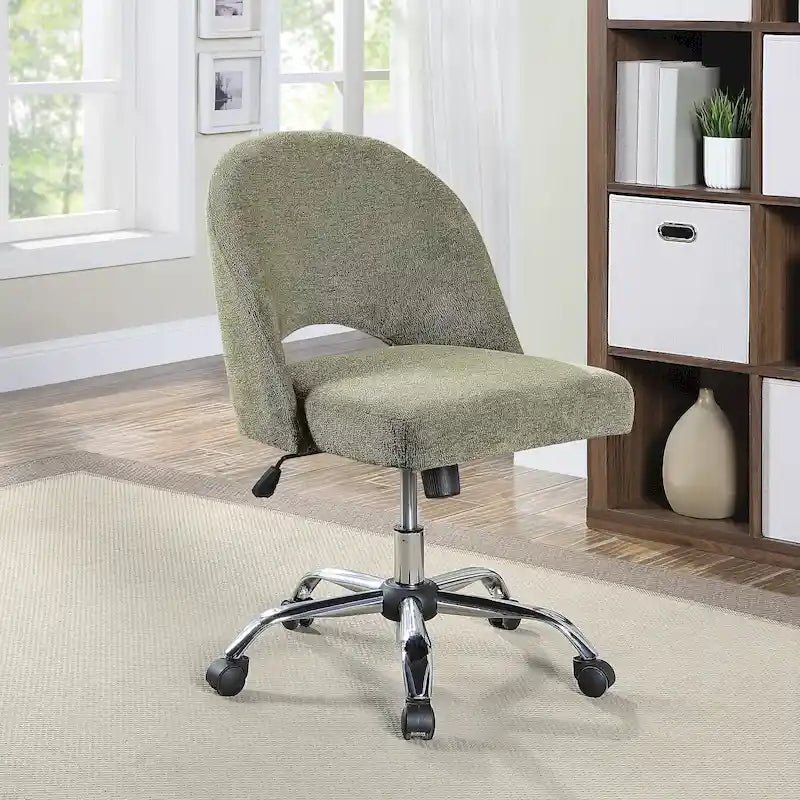Sedia da ufficio ergonomica imbottita | Altezza regolabile | Stile moderno | Uso casa e ufficio
