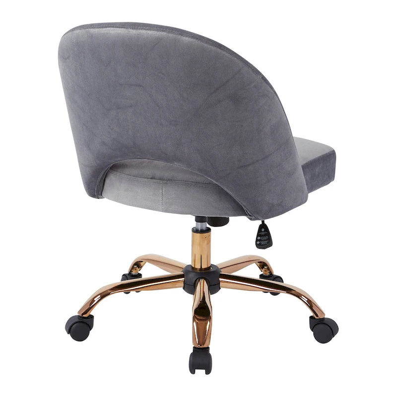 Sedia da ufficio ergonomica imbottita | Altezza regolabile | Stile moderno | Uso casa e ufficio