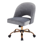 Sedia da ufficio ergonomica imbottita | Altezza regolabile | Stile moderno | Uso casa e ufficio