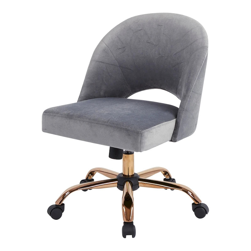 Sedia da ufficio ergonomica imbottita | Altezza regolabile | Stile moderno | Uso casa e ufficio