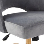 Sedia da ufficio ergonomica imbottita | Altezza regolabile | Stile moderno | Uso casa e ufficio