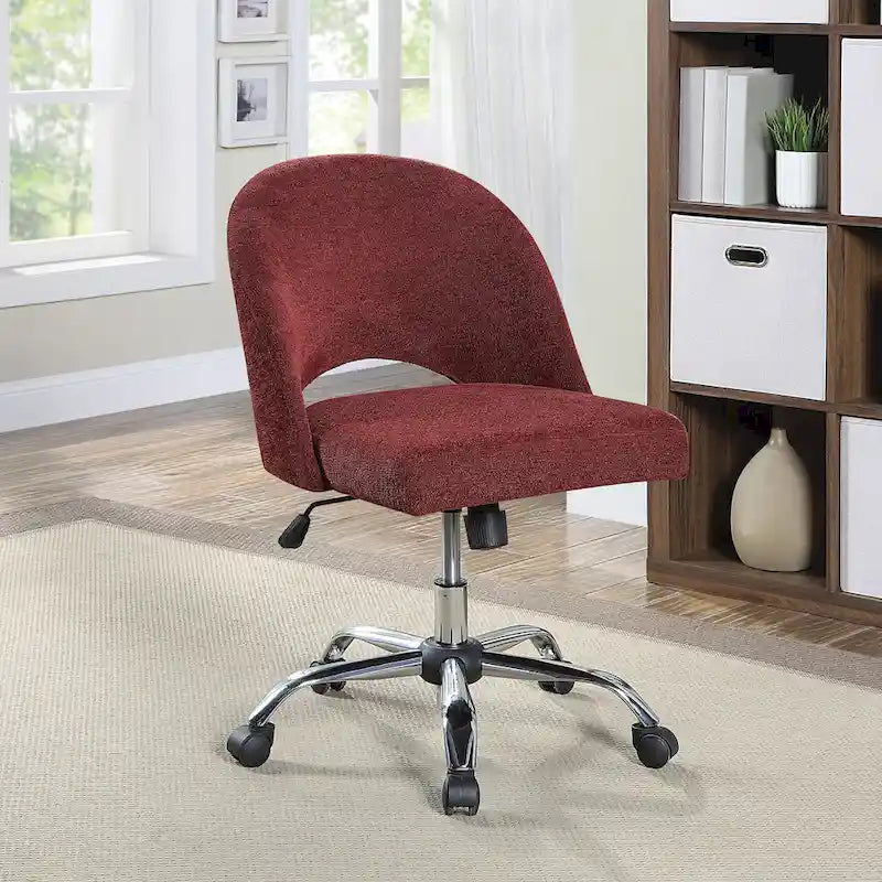 Sedia da ufficio ergonomica imbottita | Altezza regolabile | Stile moderno | Uso casa e ufficio