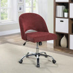 Sedia da ufficio ergonomica imbottita | Altezza regolabile | Stile moderno | Uso casa e ufficio