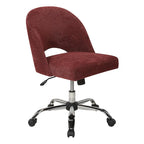 Sedia da ufficio ergonomica imbottita | Altezza regolabile | Stile moderno | Uso casa e ufficio