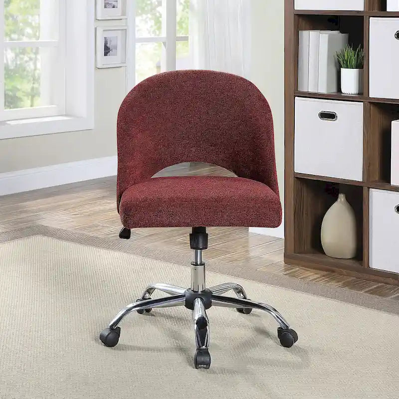 Sedia da ufficio ergonomica imbottita | Altezza regolabile | Stile moderno | Uso casa e ufficio
