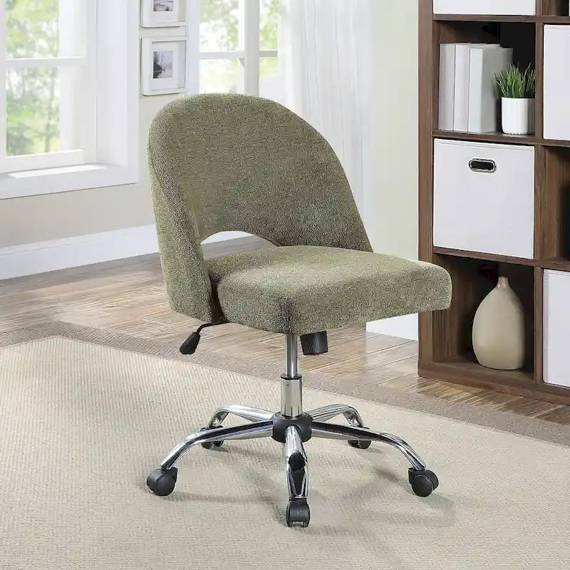 Sedia da ufficio ergonomica imbottita | Altezza regolabile | Stile moderno | Uso casa e ufficio