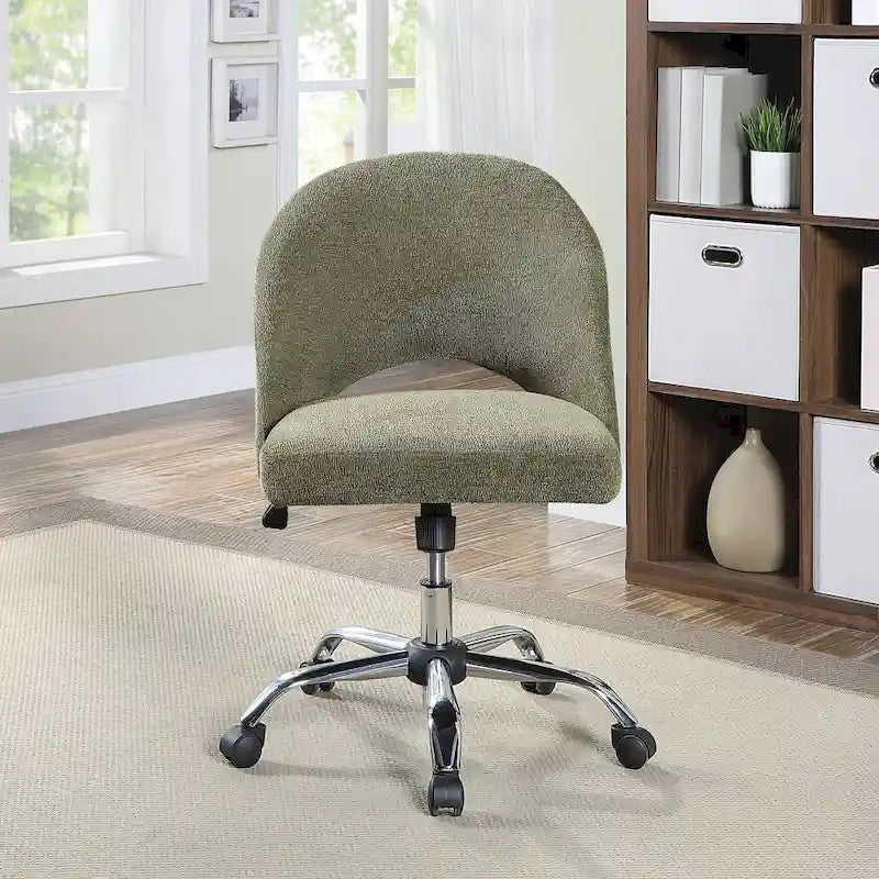 Sedia da ufficio ergonomica imbottita | Altezza regolabile | Stile moderno | Uso casa e ufficio
