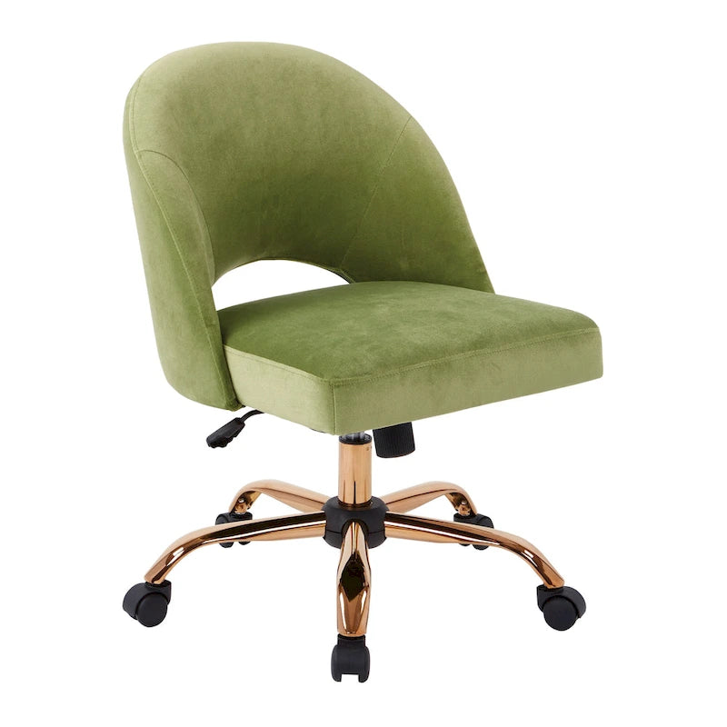 Sedia da ufficio ergonomica imbottita | Altezza regolabile | Stile moderno | Uso casa e ufficio