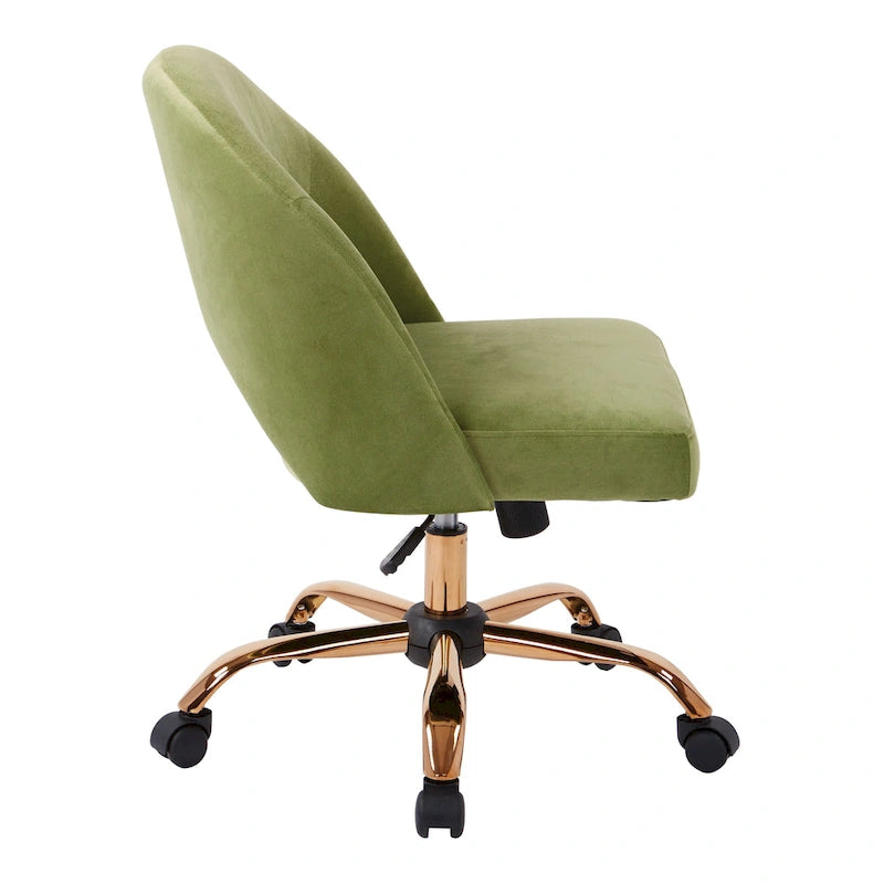 Sedia da ufficio ergonomica imbottita | Altezza regolabile | Stile moderno | Uso casa e ufficio