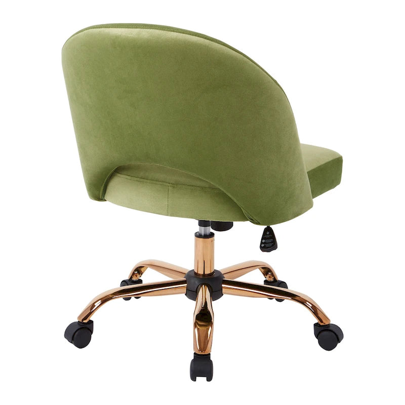Sedia da ufficio ergonomica imbottita | Altezza regolabile | Stile moderno | Uso casa e ufficio