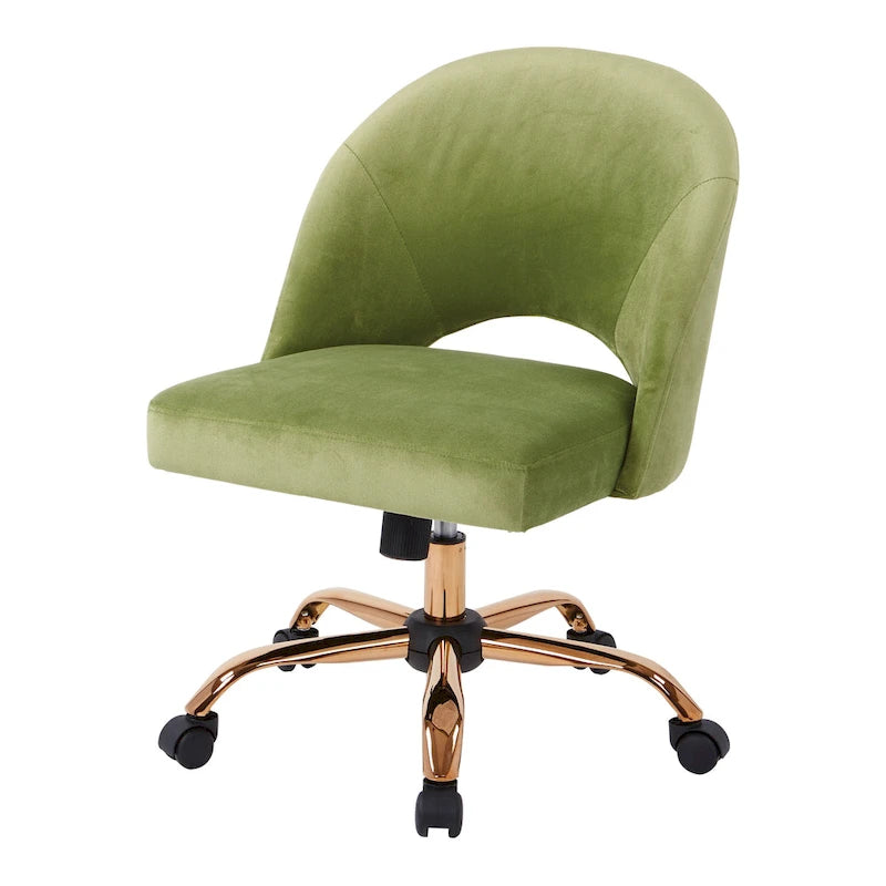 Sedia da ufficio ergonomica imbottita | Altezza regolabile | Stile moderno | Uso casa e ufficio