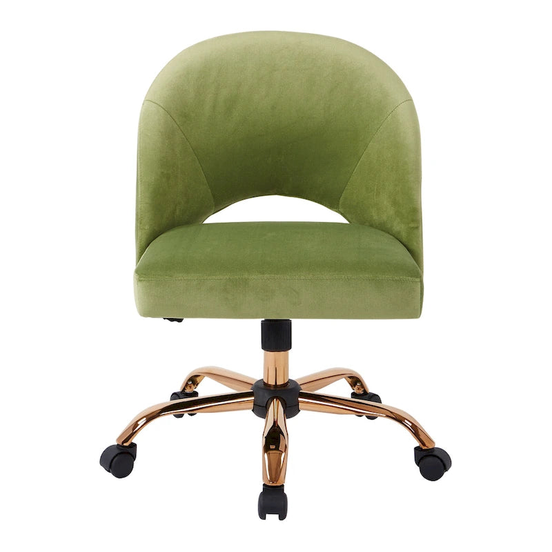Sedia da ufficio ergonomica imbottita | Altezza regolabile | Stile moderno | Uso casa e ufficio
