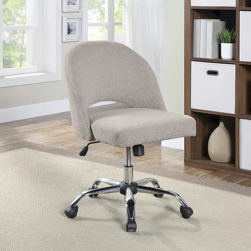 Sedia da ufficio ergonomica imbottita | Altezza regolabile | Stile moderno | Uso casa e ufficio