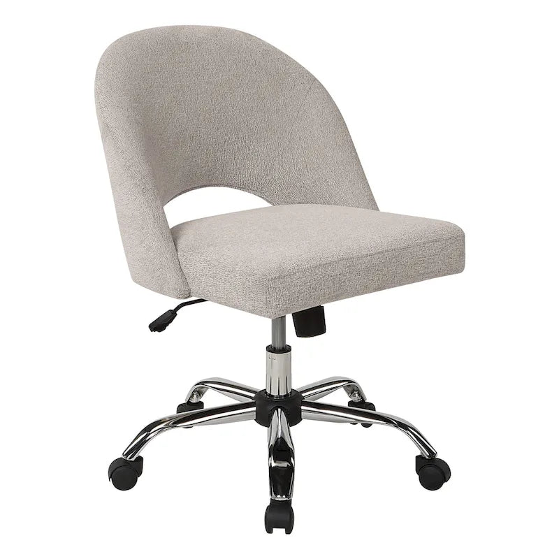 Sedia da ufficio ergonomica imbottita | Altezza regolabile | Stile moderno | Uso casa e ufficio