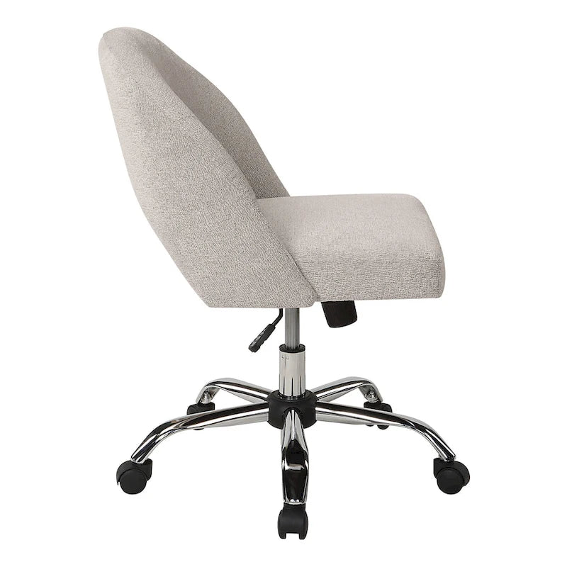 Sedia da ufficio ergonomica imbottita | Altezza regolabile | Stile moderno | Uso casa e ufficio