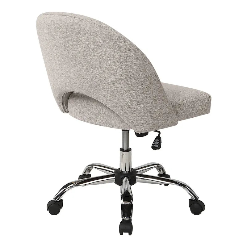 Sedia da ufficio ergonomica imbottita | Altezza regolabile | Stile moderno | Uso casa e ufficio