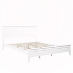 Letto a piattaforma matrimoniale in legno massello