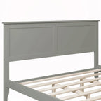 Letto a piattaforma matrimoniale in legno massello
