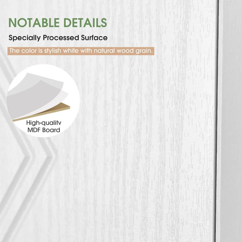 Mobiletto angolare alto per bagno | Ripiani regolabili | MDF | 38x38x155 cm
