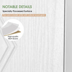 Mobiletto angolare alto per bagno | Ripiani regolabili | MDF | 38x38x155 cm