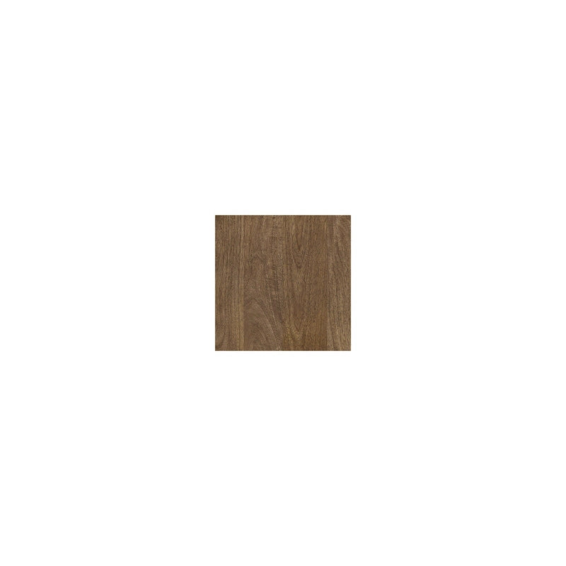 Tavolino in legno massello di mango con piano in marmo bianco naturale | 122 cm L x 66 cm P x 43 cm A