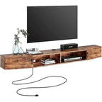 Console TV/Media Flottante a Parete e Mobiletto Scrivania | Gestione Cavi | Moderno
