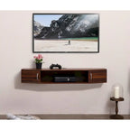 Console TV/Media Flottante a Parete e Mobiletto Scrivania | Gestione Cavi | Moderno