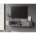 Console TV/Media Flottante a Parete e Mobiletto Scrivania | Gestione Cavi | Moderno