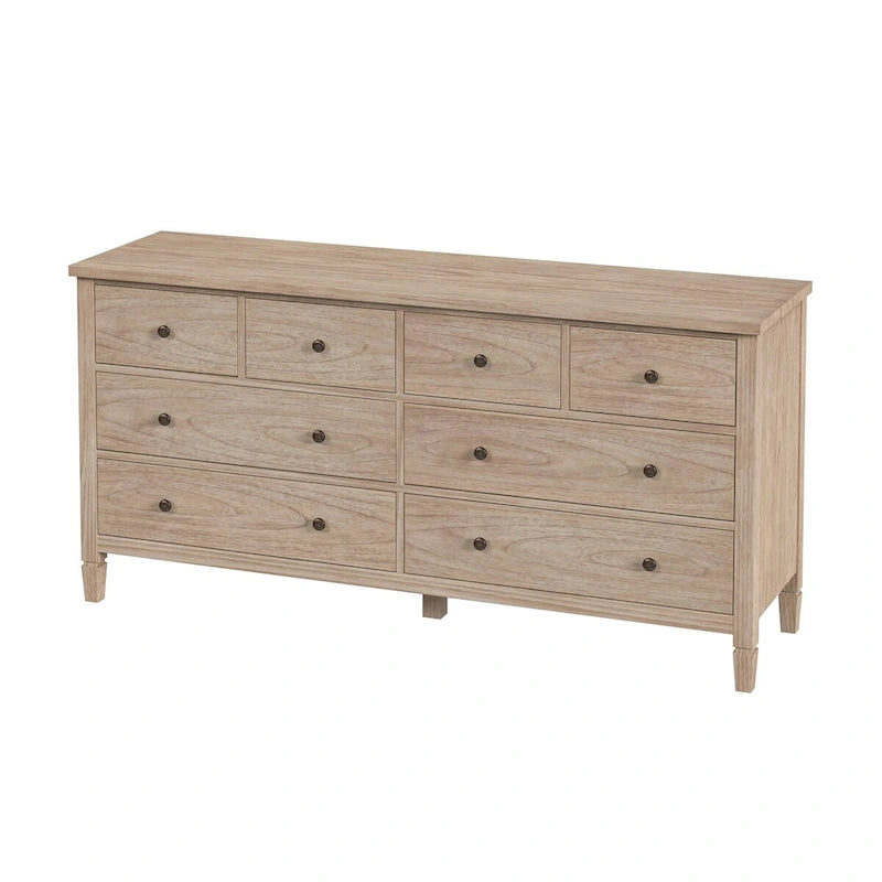 Comò in legno a 8 cassetti Flagstaff