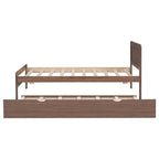 Struttura letto a piattaforma in legno dal design moderno con letto estraibile