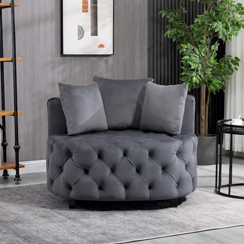 Poltrona di design / Poltrona classica a botte per soggiorno / Poltrona moderna per il tempo libero