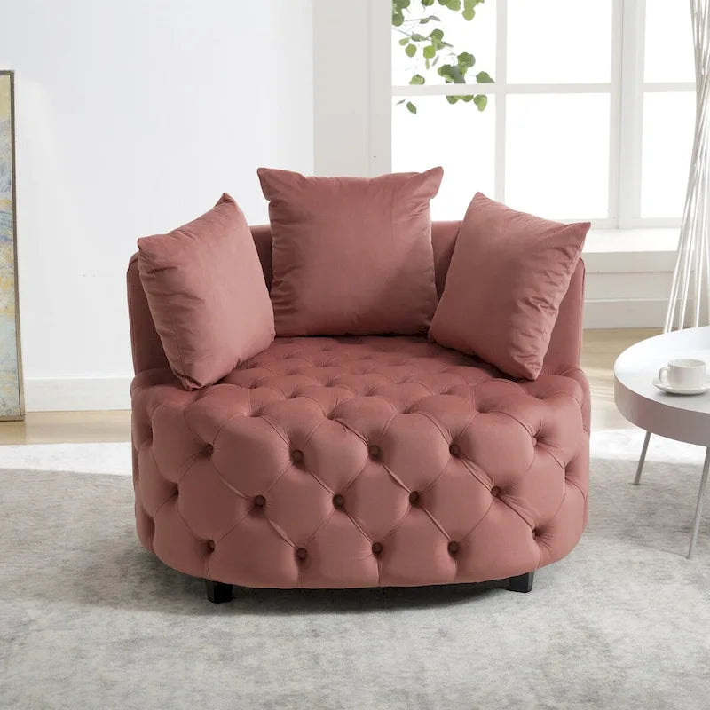 Poltrona di design / Poltrona classica a botte per soggiorno / Poltrona moderna per il tempo libero