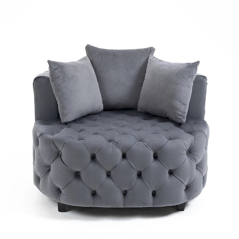 Poltrona di design / Poltrona classica a botte per soggiorno / Poltrona moderna per il tempo libero