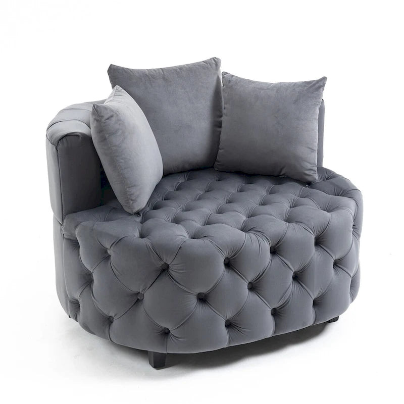 Poltrona di design / Poltrona classica a botte per soggiorno / Poltrona moderna per il tempo libero