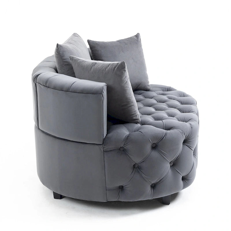 Poltrona di design / Poltrona classica a botte per soggiorno / Poltrona moderna per il tempo libero