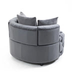 Poltrona di design / Poltrona classica a botte per soggiorno / Poltrona moderna per il tempo libero