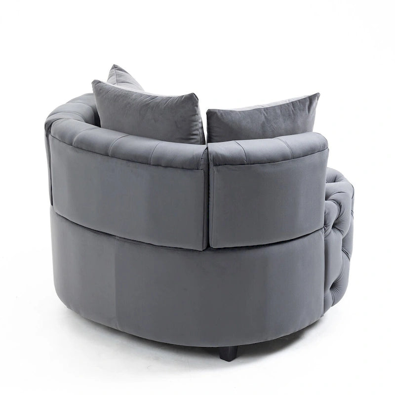 Poltrona di design / Poltrona classica a botte per soggiorno / Poltrona moderna per il tempo libero