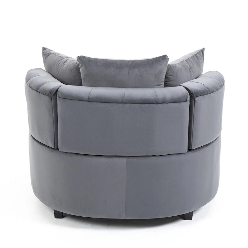 Poltrona di design / Poltrona classica a botte per soggiorno / Poltrona moderna per il tempo libero