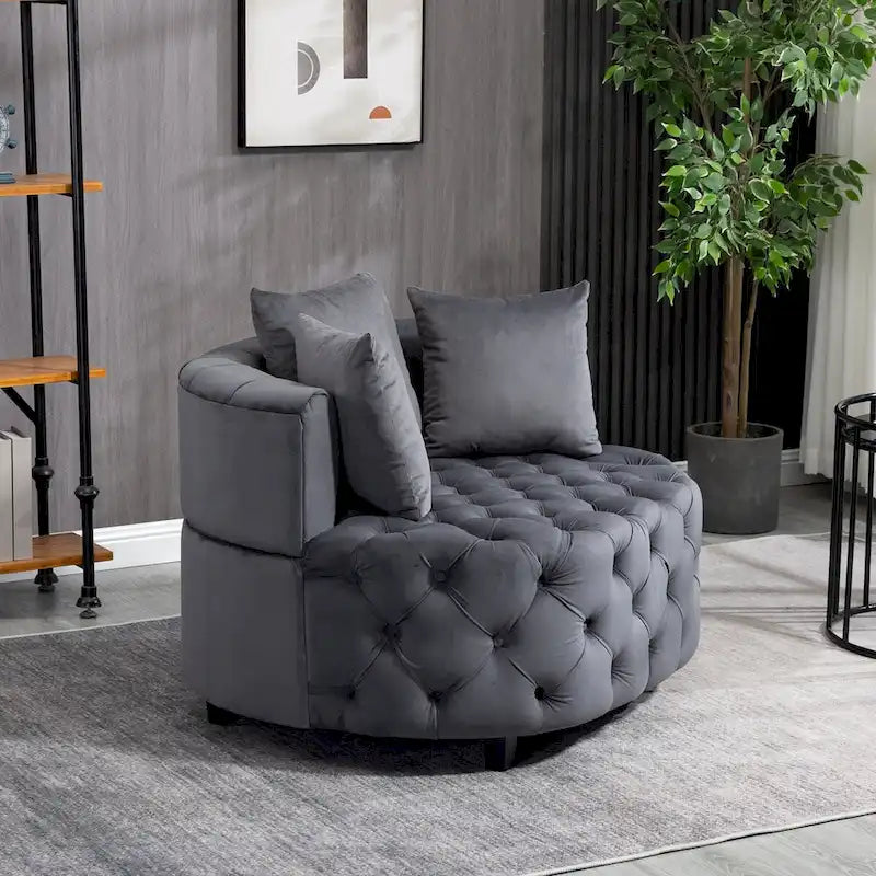 Poltrona di design / Poltrona classica a botte per soggiorno / Poltrona moderna per il tempo libero