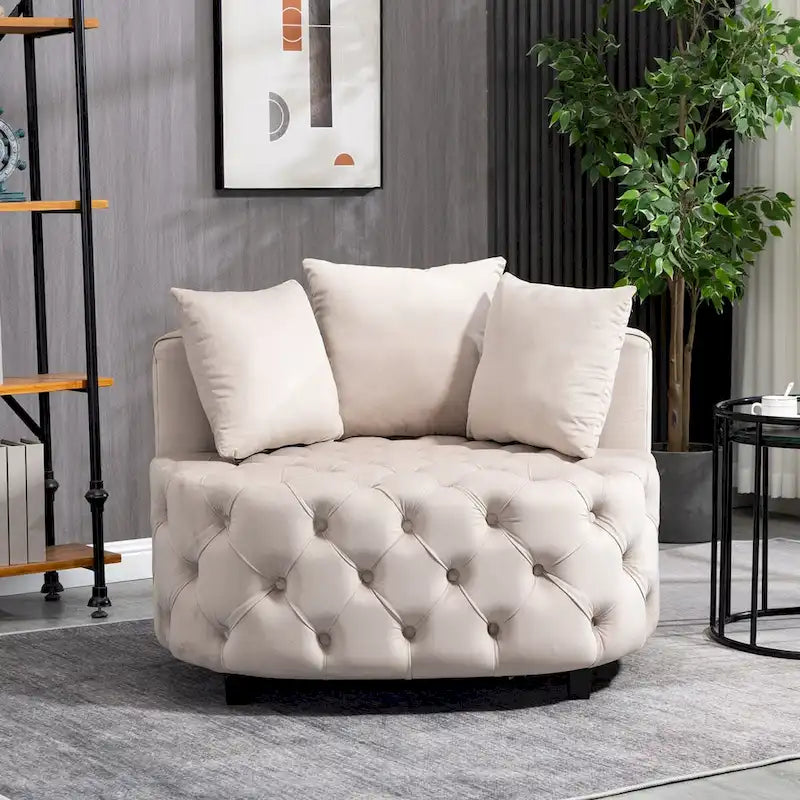 Poltrona di design / Poltrona classica a botte per soggiorno / Poltrona moderna per il tempo libero