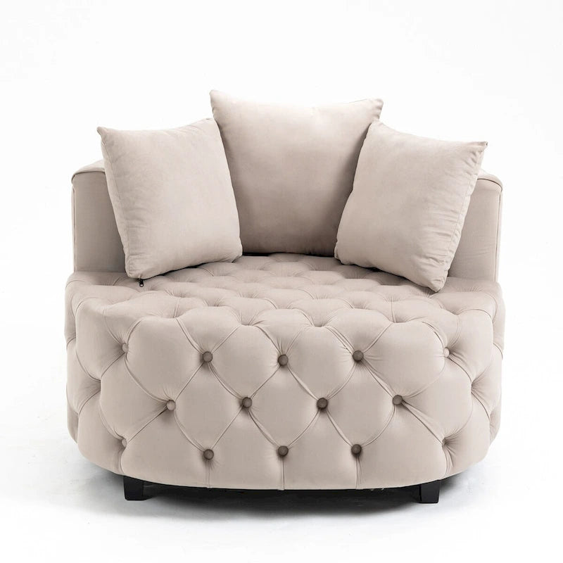 Poltrona di design / Poltrona classica a botte per soggiorno / Poltrona moderna per il tempo libero